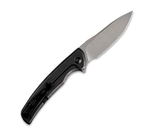Складной нож SENCUT Tynan 10Cr15CoMoV Steel Gray Stonewashed Handle Stainless Black
