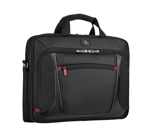 Портфель для ноутбука 15'' WENGER, черный, полиэстер/ПВХ, 40 x 15 x 33 см, 9 л