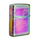 Зажигалка ZIPPO Classic с покрытием Multi Color, латунь/сталь, разноцветная, глянцевая, 38x13x57 мм