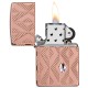 Зажигалка ZIPPO Armor® Geometric с покрытием Rose Gold, латунь/сталь, розовое золото, 38x13x57 мм