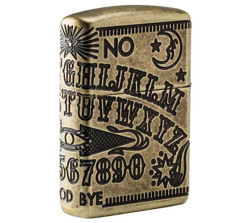 Зажигалка ZIPPO Armor™ с покрытием Antique Brass, латунь/сталь, медная, матовая, 38x13x57 мм