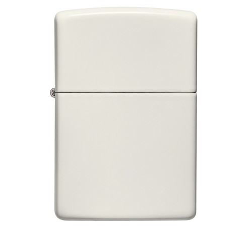 Зажигалка ZIPPO Classic с покрытием Glow In The Dark, латунь/сталь, белая, матовая, 38x13x57 мм