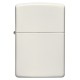 Зажигалка ZIPPO Classic с покрытием Glow In The Dark, латунь/сталь, белая, матовая, 38x13x57 мм