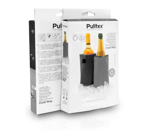 Рубашка для охлаждения вина и шампанского Pulltex Cooler Bag Black & Grey