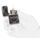 Зажигалка ZIPPO Armor® с покрытием Antique Silver, латунь/сталь, серебристая, матовая, 37х13x58 мм
