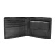 Кошелёк Cross Concordia Black, кожа наппа, гладкая, чёрный, 11 х 9 х 1,5 см
