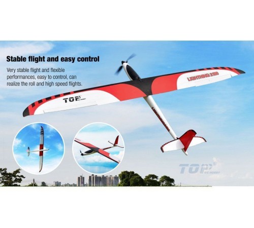 Радиоуправляемый планер Top RC Lightning 2100 (Propeller Power System) 2100мм 2.4G 4-ch LiPo RTF