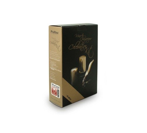 Набор для вина Pulltex Celebration Set 3 Pcs. Gold