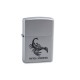 Зажигалка ZIPPO Tattoo Scorpion, с покрытием Satin Chrome™, латунь/сталь, серебристая, 38x13x57 мм