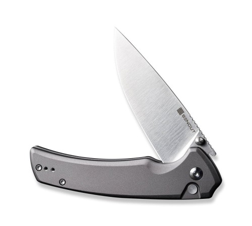 Складной нож SENCUT Serene сталь D2, рукоять Алюминий серый