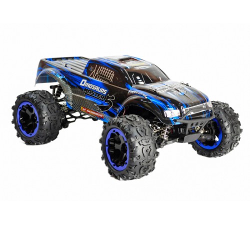 Радиоуправляемый монстр Remo Hobby Dinosaurs Master Brushless (синий) 4WD 2.4G 1/8 RTR