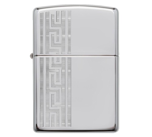 Зажигалка ZIPPO Classic с покрытием High Polish Chrome, латунь/сталь, серебристая, 36x12x56 мм
