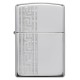 Зажигалка ZIPPO Classic с покрытием High Polish Chrome, латунь/сталь, серебристая, 36x12x56 мм