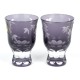 Набор рюмок TAJIMA GLASS Виноград 80мл, фиолетовый, 2 шт