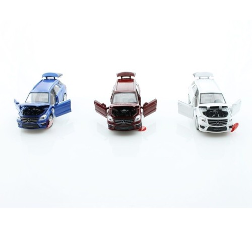 Машина 1:32 Mercedes-Benz ML63 AMG свет, звук, инерция 15см (1/12шт) б/к