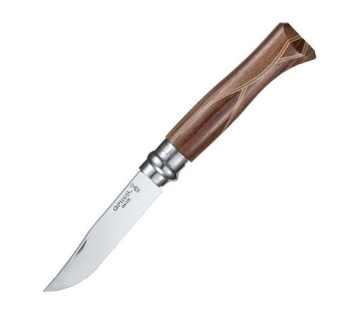 Нож Opinel №6 Chaperon, рукоять африканское дерево, футляр, 001400