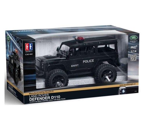 Радиоуправляемая машина Double Eagle Land Rover Defender 110 SWAT Police 4WD 2.4G 1/14 RTR