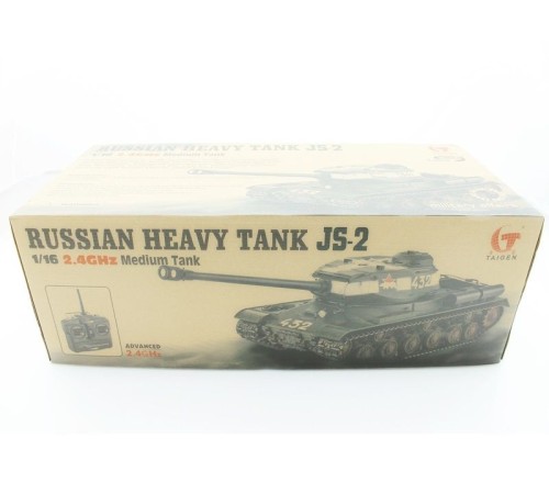 Р/У танк Taigen 1/16 ИС-2 модель 1944, СССР, зеленый, 2.4G