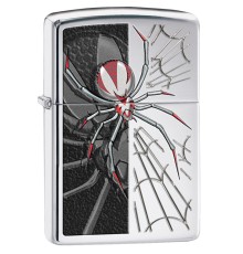 Зажигалка ZIPPO Classic с покрытием High Polish Chrome, латунь/сталь, серебристая, 38x13x57 мм