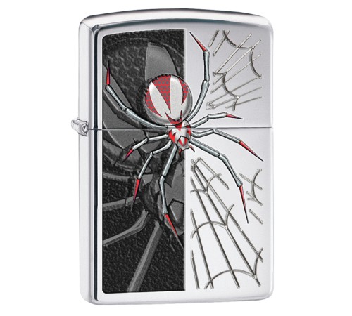Зажигалка ZIPPO Classic с покрытием High Polish Chrome, латунь/сталь, серебристая, 38x13x57 мм
