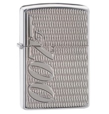 Зажигалка ZIPPO James Bond с покрытием High Polish Chrome, латунь/сталь, серебристая, 38x13x57 мм