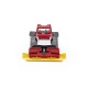 Вездеход Siku 1037 Pistenbully 600 1/87, 3.9 см, красный/серебристый