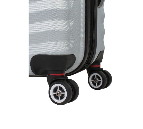 Чемодан SWISSGEAR FRIBOURG, серебристый, АБС-пластик, 45x27x66 см, 64 л