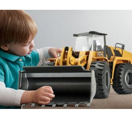 Радиоуправляемый фронтальный погрузчик HUI NA TOYS 2.4G 10CH 1/14 RTR