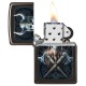 Зажигалка ZIPPO Anne Stokes с покрытием High Polish Black, латунь/сталь, чёрная, 38x13x57 мм