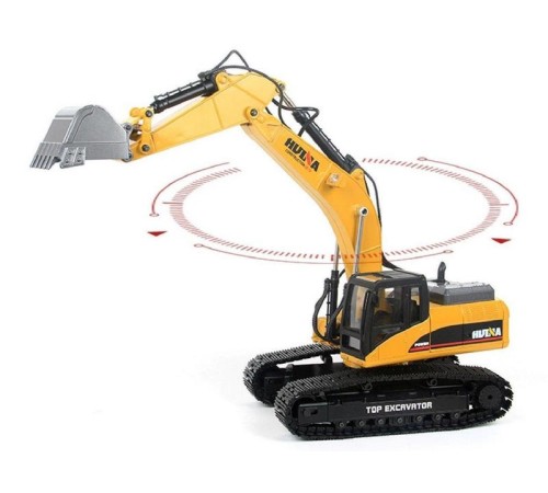 Радиоуправляемый экскаватор HUI NA TOYS 2.4G 23CH 1/14 RTR + Li-Po и З/У