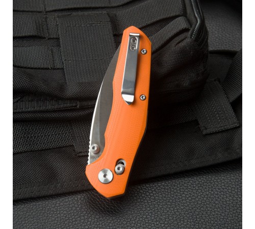 Нож Bestechman Ronan сталь 14C28N, рукоять G10 оранжевая