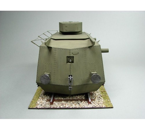 Сборная картонная модель Shipyard тяжелая бронедрезина BDT (№44), 1/25