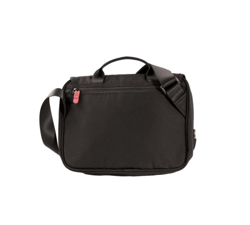 Сумка VICTORINOX Adventure Traveler, с системой защиты RFID, чёрная, нейлон 800D, 27x8x22 см, 4 л