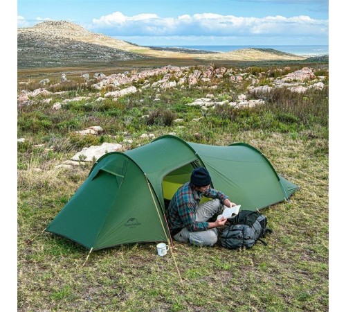 Палатка двухместная Naturehike Opalus NH20ZP001,оранжевая, 6927595750667
