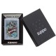 Зажигалка ZIPPO Vintage Tattoo с покрытием Street Chrome™, латунь/сталь, серебристая, 38x13x57 мм