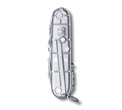 Нож перочинный VICTORINOX Swiss Champ, 91 мм, 31 функция, полупрозрачный серебристый