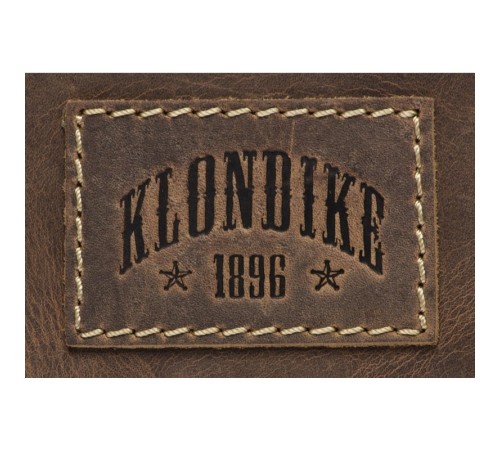 Портфель KLONDIKE Native, натуральная кожа в коричневом цвете, 38 х 14 х 33 см