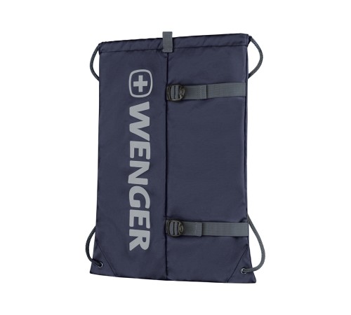 Рюкзак-мешок на завязках WENGER XC Fyrst, синий, полиэстер, 35x1x48 см, 12 л