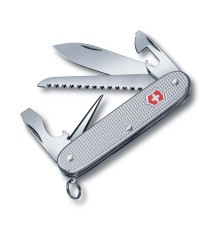 Нож перочинный VICTORINOX Farmer, 93 мм, 9 функций, алюминиевая рукоять, серебристый