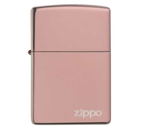 Зажигалка ZIPPO Classic с покрытием High Polish Rose Gold, латунь/сталь, розовое золото, 38x13x57 мм