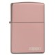 Зажигалка ZIPPO Classic с покрытием High Polish Rose Gold, латунь/сталь, розовое золото, 38x13x57 мм