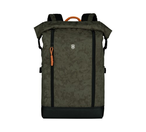 Рюкзак VICTORINOX Altmont Classic Rolltop Laptop 15,4'', зелёный камуфляж, ткань, 29x17x47 см, 18 л