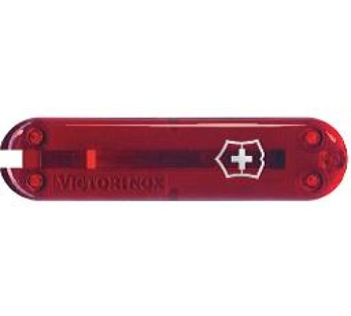 Передняя накладка для ножей VICTORINOX 58 мм, пластиковая, полупрозрачная красная