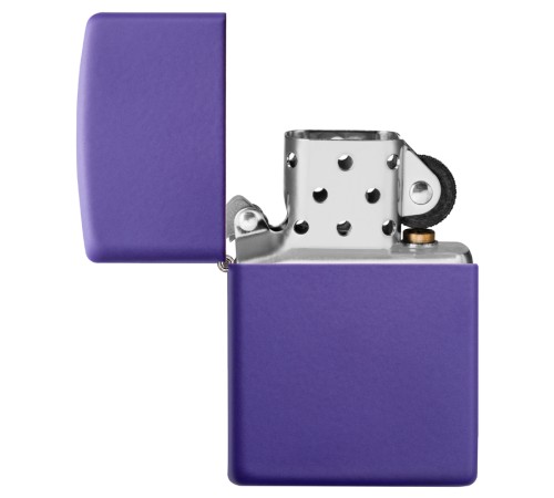 Зажигалка ZIPPO Classic с покрытием Purple Matte, латунь/сталь, фиолетовая, матовая, 38x13x57 мм