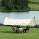 Тент Naturehike Girder NH20TM006, 150D, 500*292 см  для кемпинга  песочный (с двумя стойками), 6927595749654