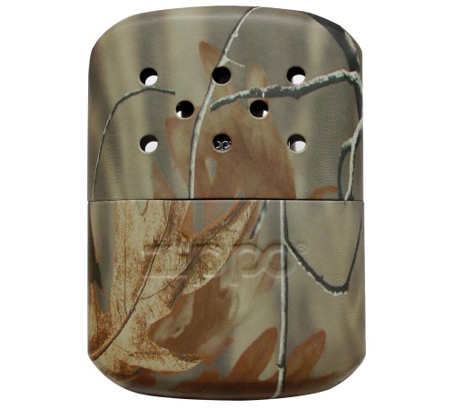 Каталитическая грелка ZIPPO, алюминий с покрытием REALTREE®, камуфляж, матовая, на 12 ч, 66x13x99 мм