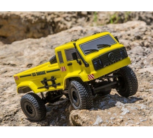 Краулер ECX 1:24 Scaler Crawler Barrage UV 4WD, электро, RTR (желтый)