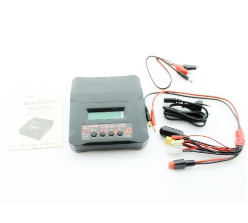 Зарядное устройство G.T.Power C6D Dual Power 12/220В 6A