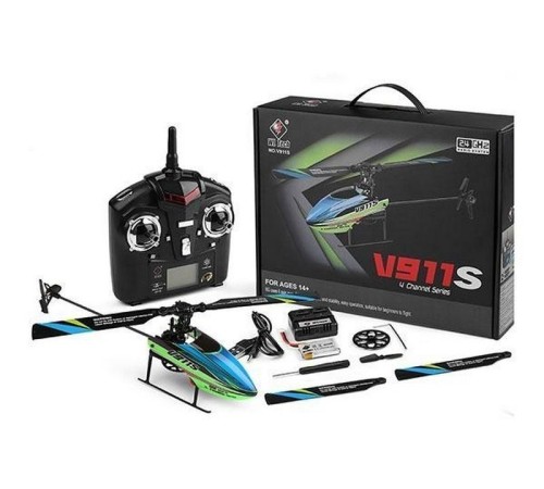 Радиоуправляемый вертолет WLToys V911S 4Ch 2.4G RTF