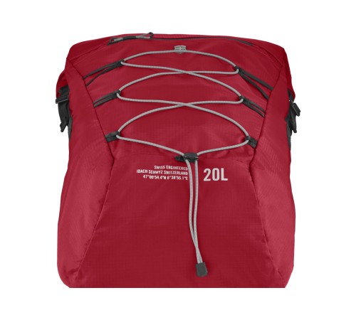 Рюкзак VICTORINOX Altmont Active L.W. Rolltop Backpack, красный, 100% нейлон, 30x19x46 см, 20 л